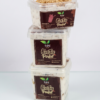 Exotic Parfait with coconut shavings